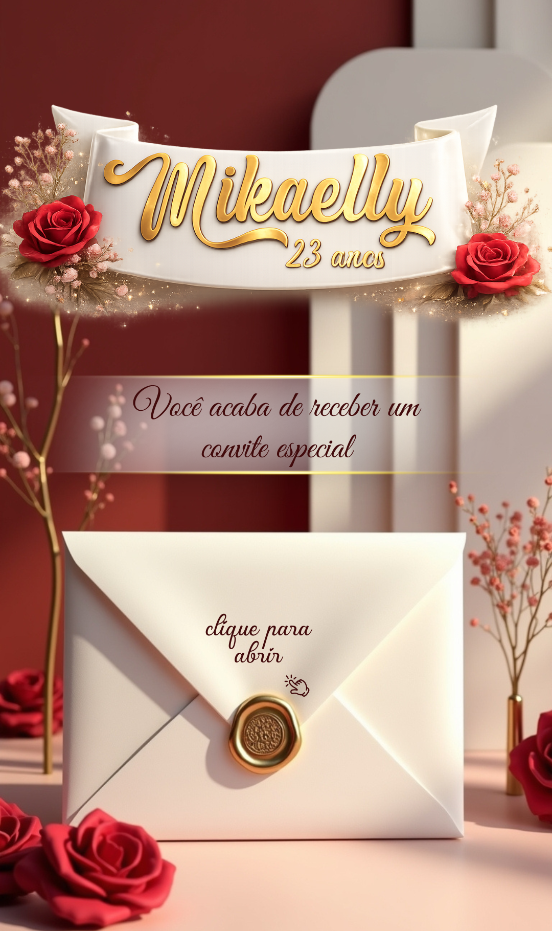 Capa do convite